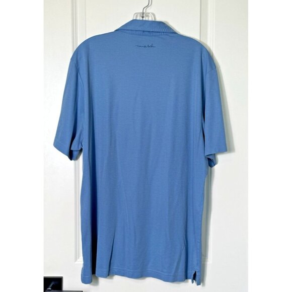 Travis Mathew Striped Stretch Polo Golf Shirt Mens XL Pima - Picture 2 of 10